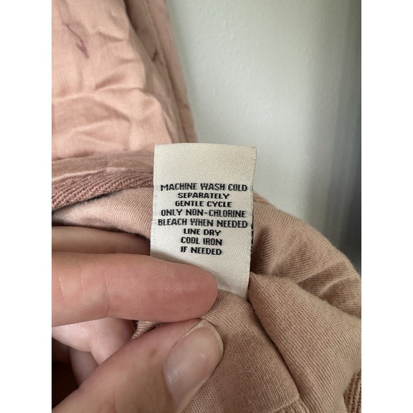 Marrakech Quilted Bomber Jacket Tie Dye Light Weight Size XL Blush Pink - Picture 5 of 6